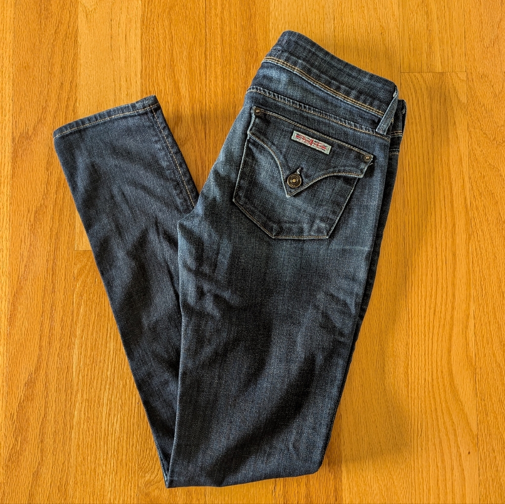 Hudson Jeans Straight Cut A02866Style W422DHA Color GLZ Shade A Size 26